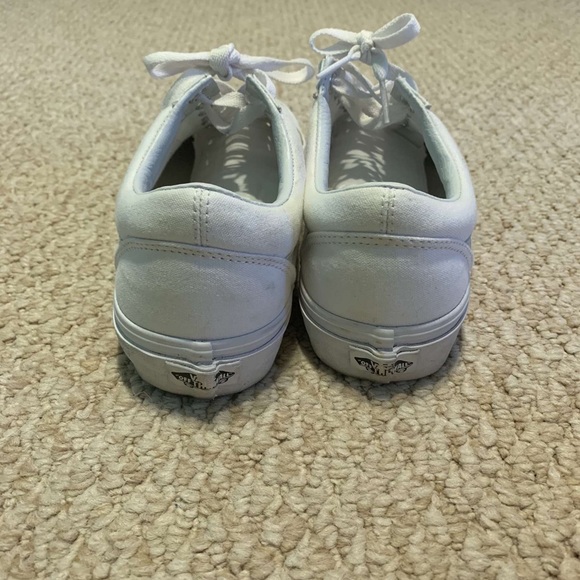 White Old Skool Vans - Picture 4 of 5